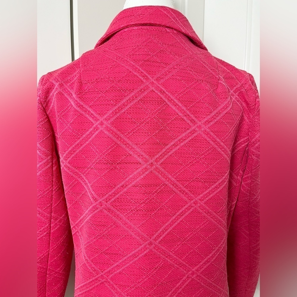 Vintage Charles Carroll Barbiecore Hot Pink Blazer - Size 12 - Picture 6 of 11